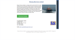 Desktop Screenshot of estuaryservices.co.uk