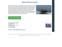 Tablet Screenshot of estuaryservices.co.uk